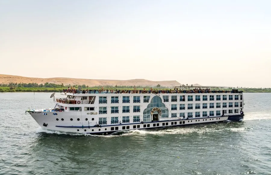 Exterior view of the MS Emilio Nile Cruise Nile cruise ship